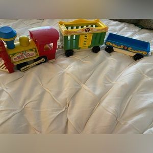 Fisher Price Vintage 1973 Circus Train (3 Pieces)